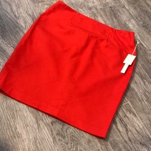 Dalia City Fit Red Pencil Skirt